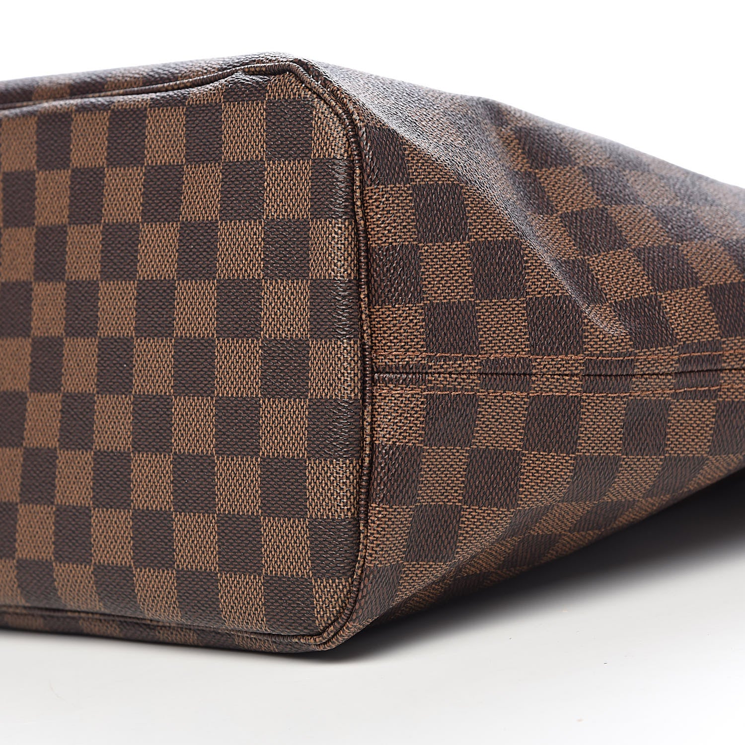 Louis Vuitton Damier Ebene Neo Neverfull MM Rose Ballerine 10 of 11