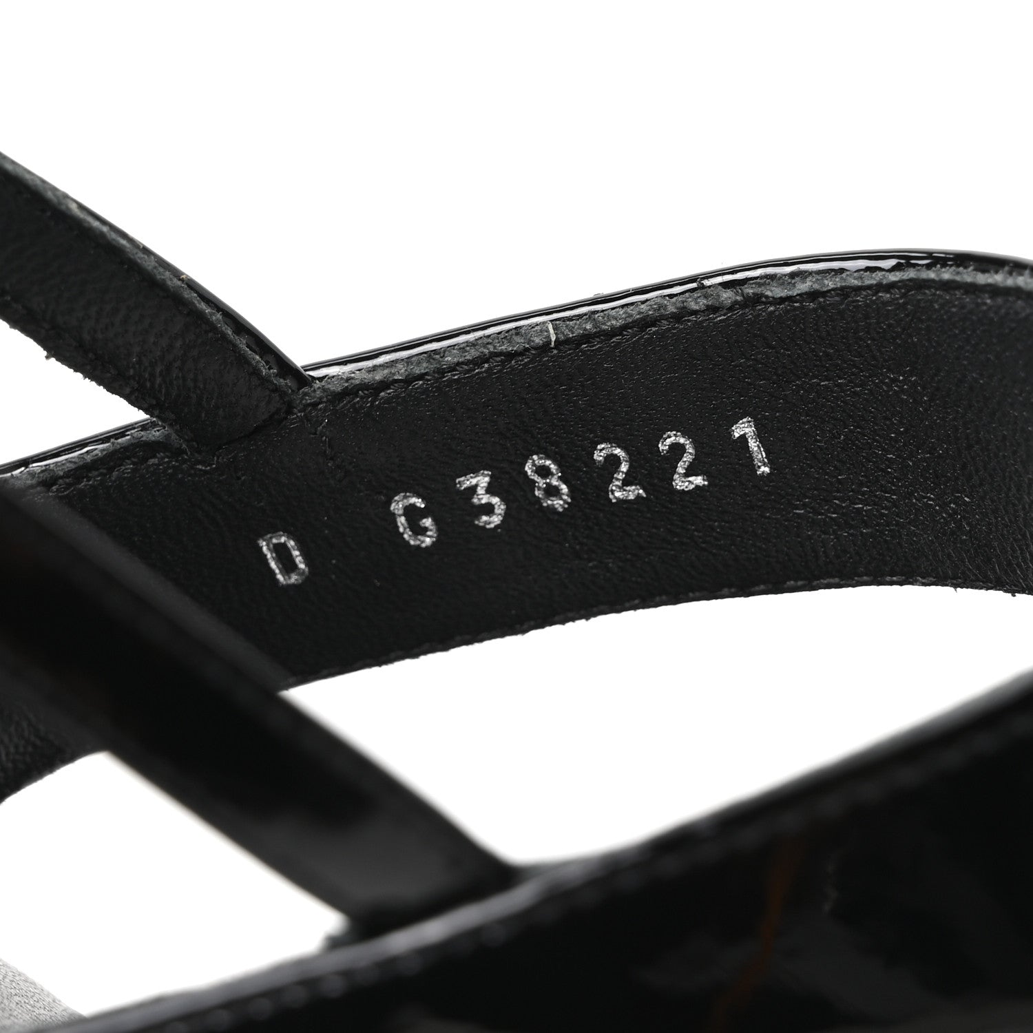 Chanel Calfskin Patent Chain CC Logo Thong Flat Sandals 39 Black 17 of 20