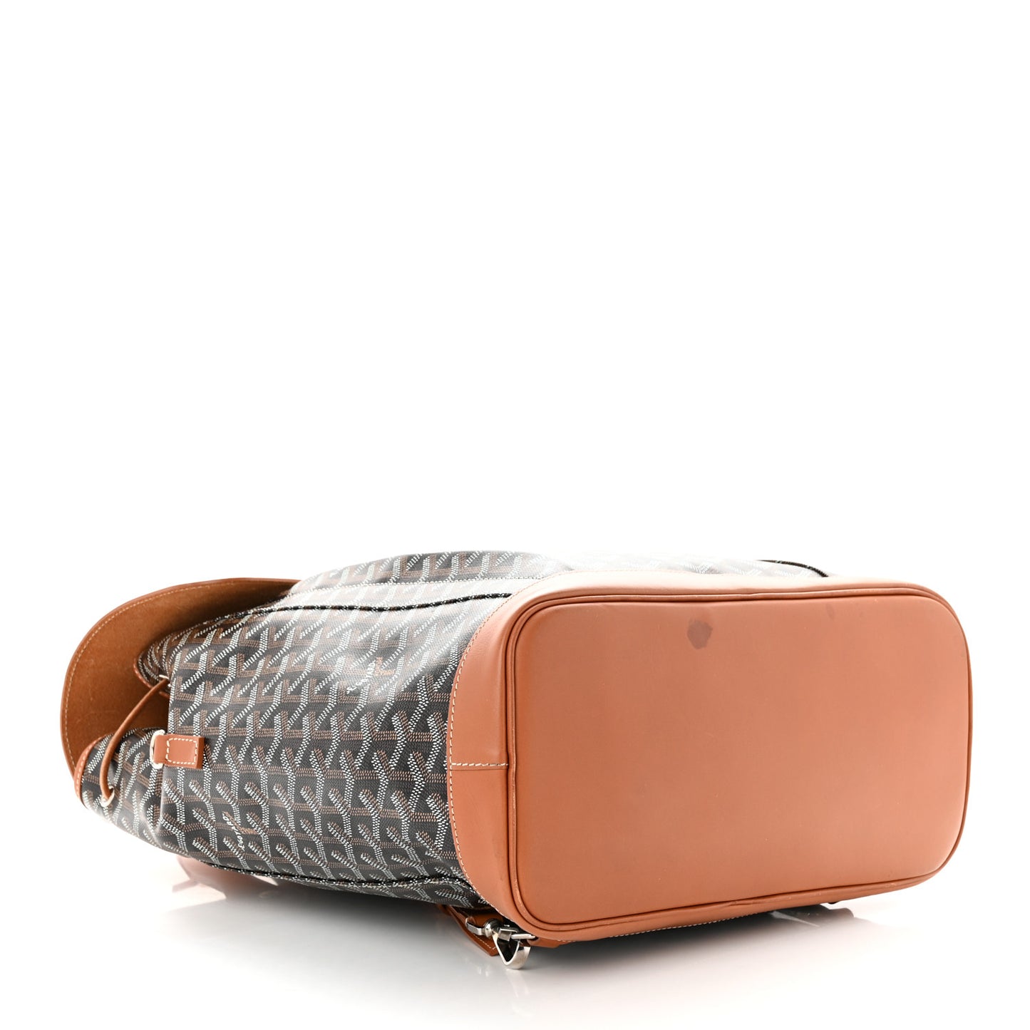 Goyardine Calfskin Alpin MM Backpack Gold Black
