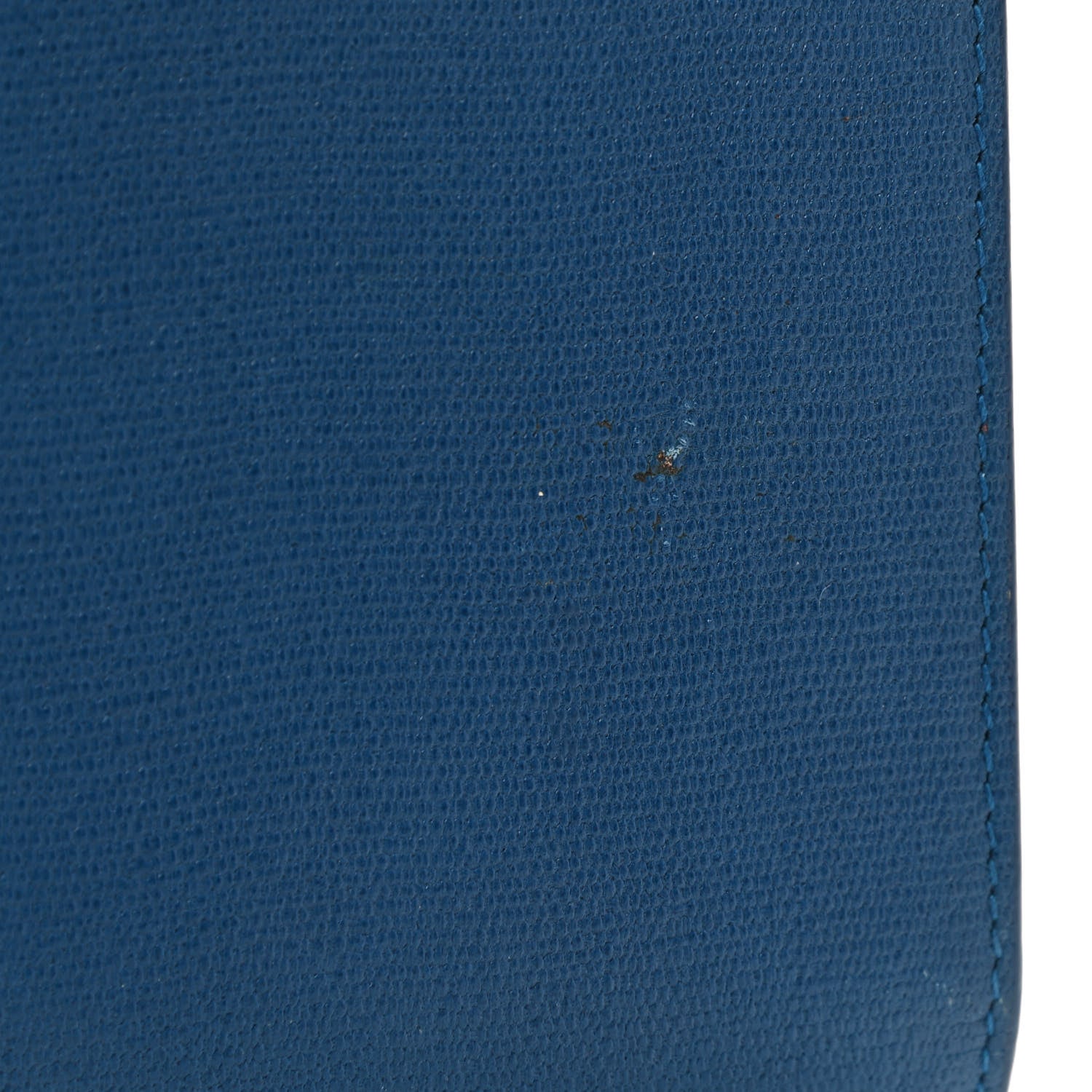 Saint Laurent Textured Calfskin Classic Y Ligne Clutch Blue 8 of 9
