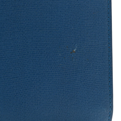 Saint Laurent Textured Calfskin Classic Y Ligne Clutch Blue 8 of 9