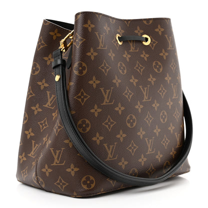 Louis Vuitton Monogram Neonoe MM Black 3 of 9