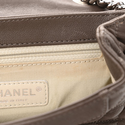 Chanel Washed Lambskin Quilted Mini Chain Around Flap Taupe 13 of 14