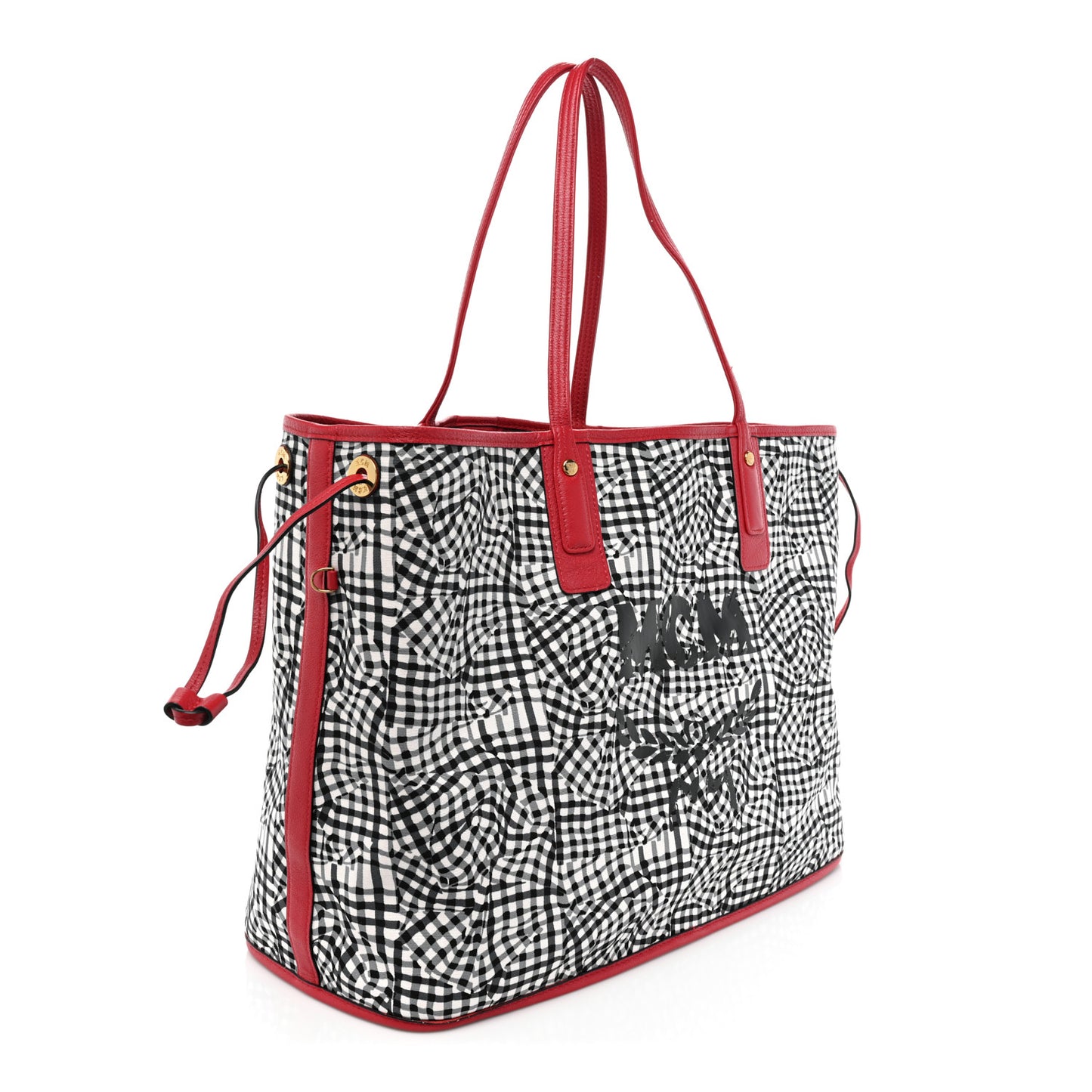 Visetos Large Liz Reversible Shopper Tote Ruby Red