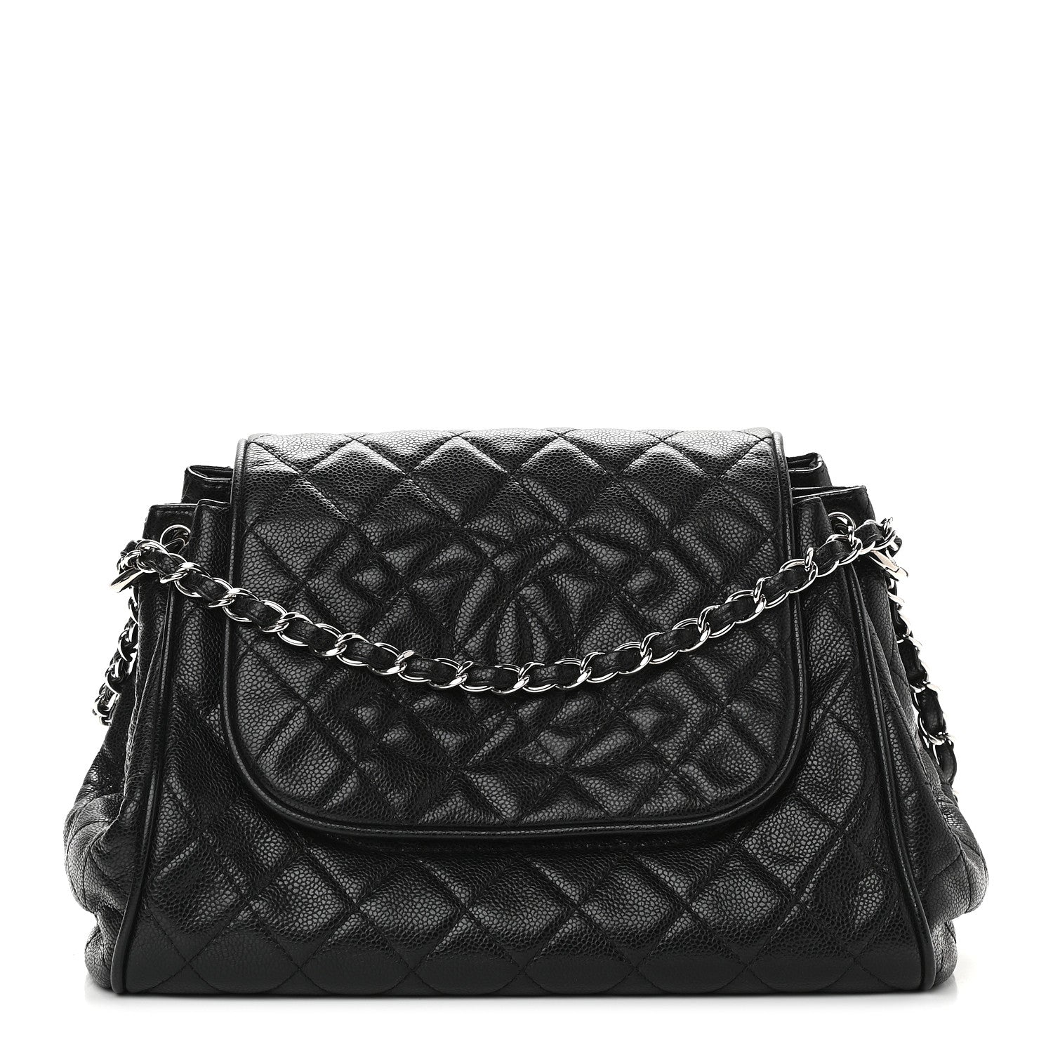 Chanel Caviar Quilted Timeless Accordion Flap Black 1 of 9