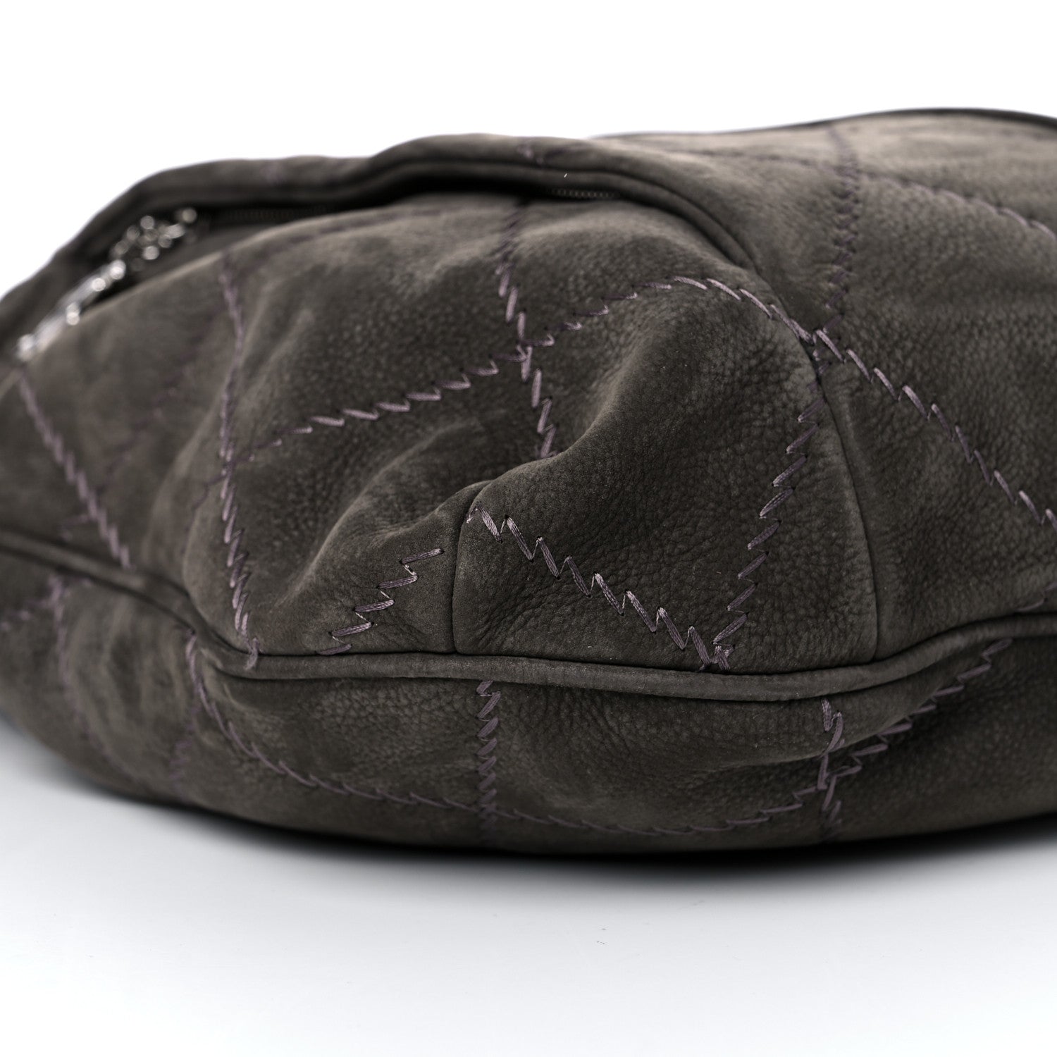 Chanel Suede Ultimate Stitch Hobo Grey 5 of 15