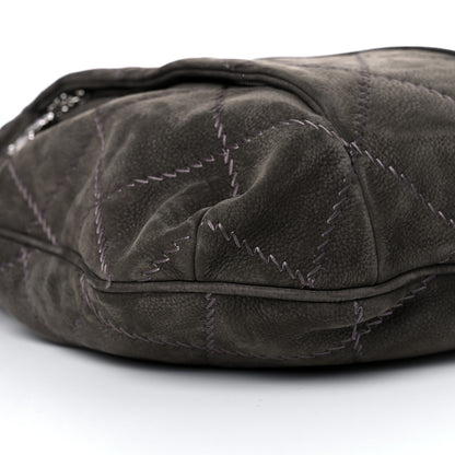 Chanel Suede Ultimate Stitch Hobo Grey 5 of 15