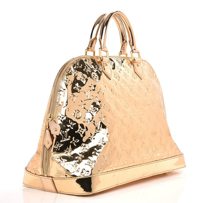 Louis Vuitton Monogram Miroir Alma GM XL Gold 3 of 17