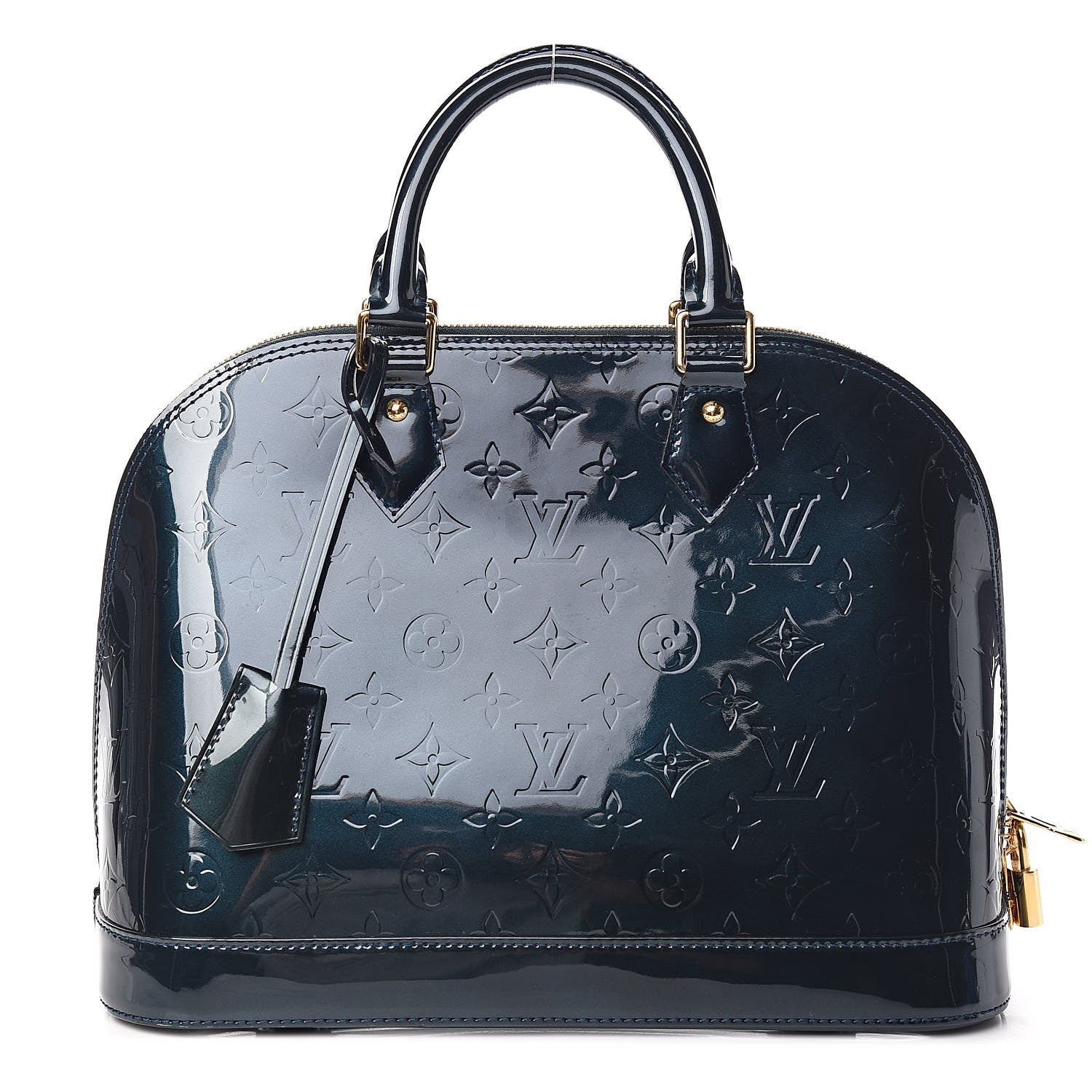 Louis Vuitton Vernis Alma PM Blue Nuit 1 of 9
