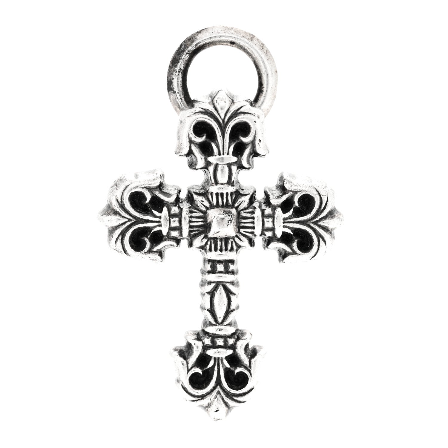 Chrome Hearts Sterling Silver Filigree Cross Pendant 1 of 4