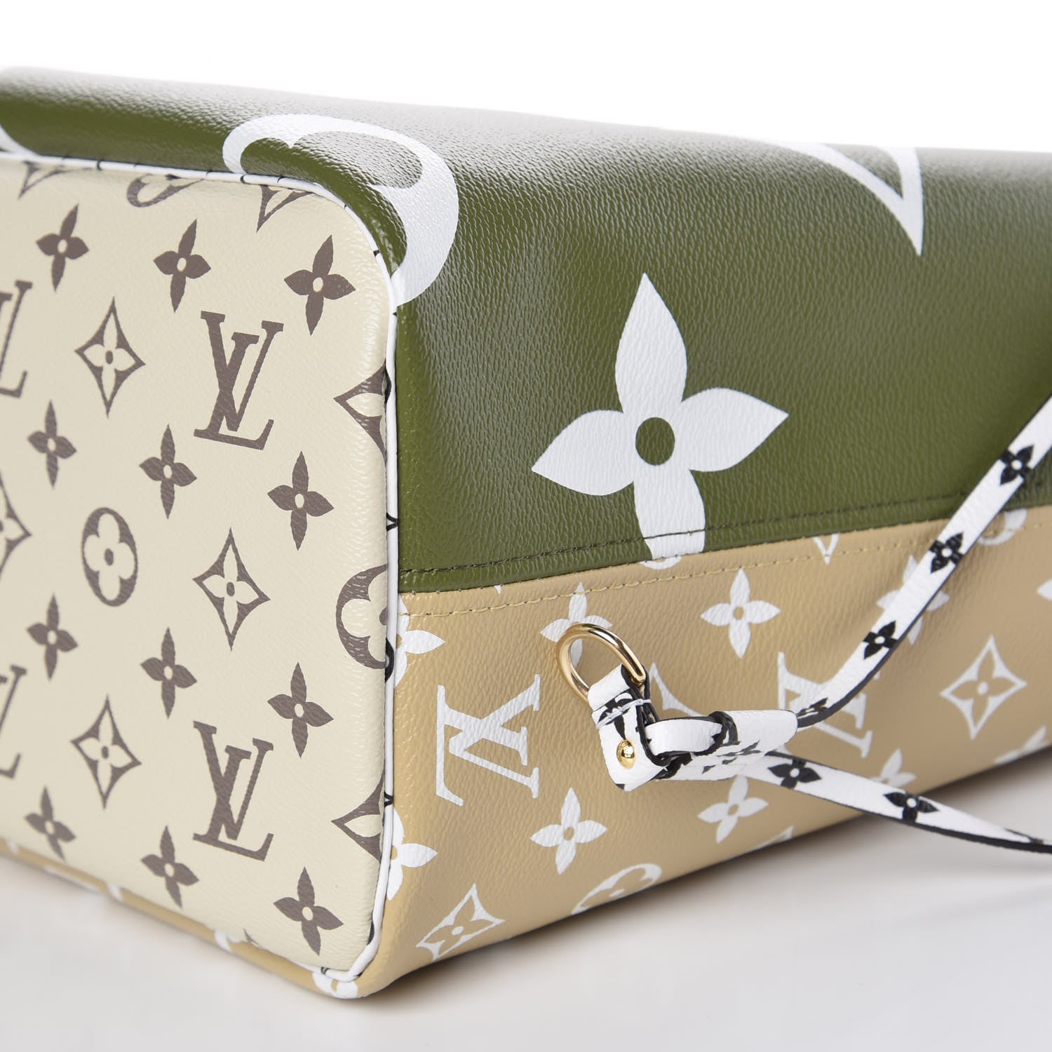 Louis Vuitton Monogram Giant Neverfull MM Kaki 12 of 12