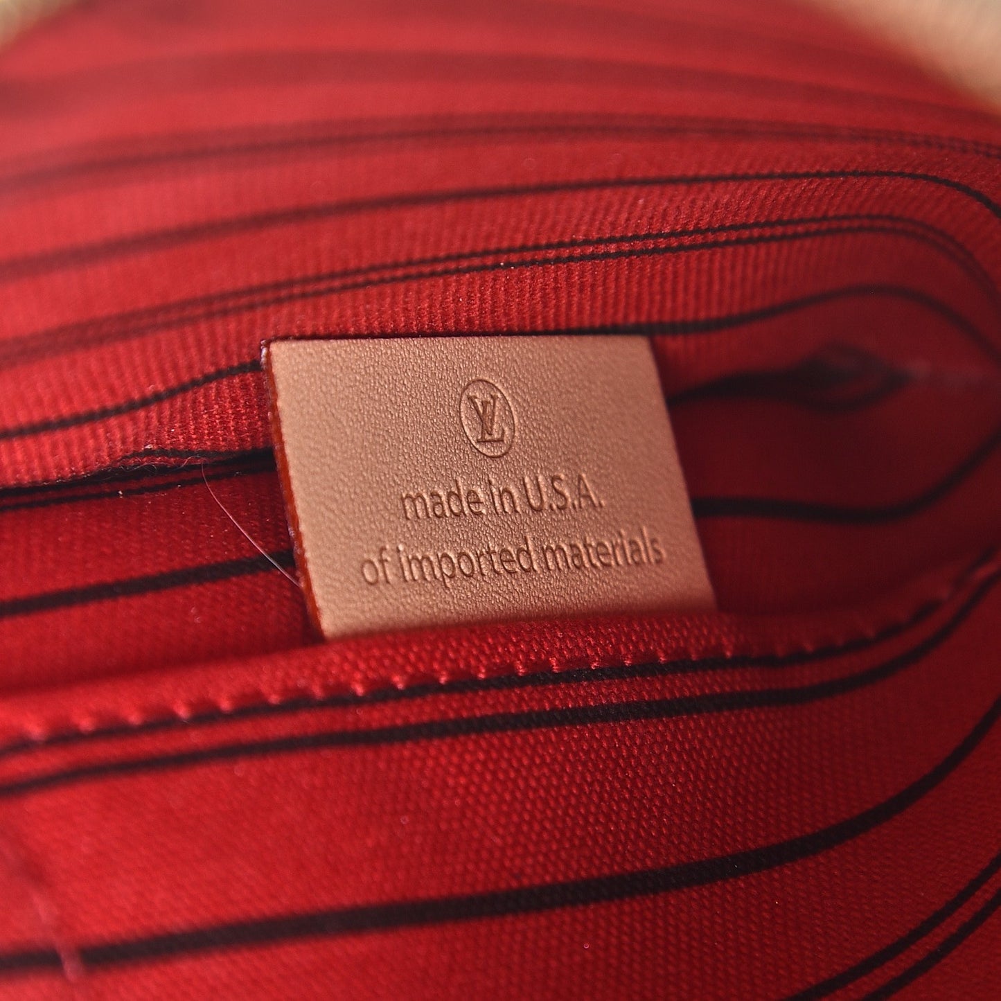 Monogram Neverfull MM GM Pochette Cherry
