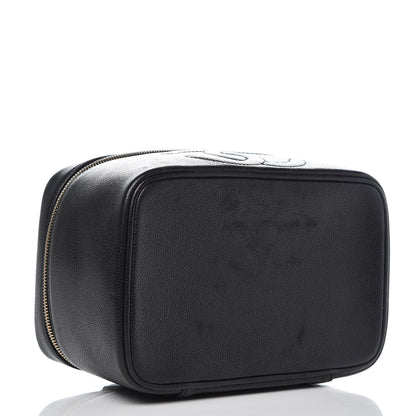 Chanel Caviar Cosmetic Vanity Bag Black 4 of 11