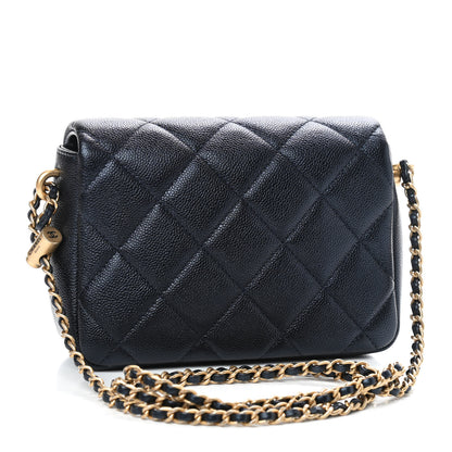 Chanel Iridescent Caviar Quilted Mini My Perfect Flap Black 3 of 9