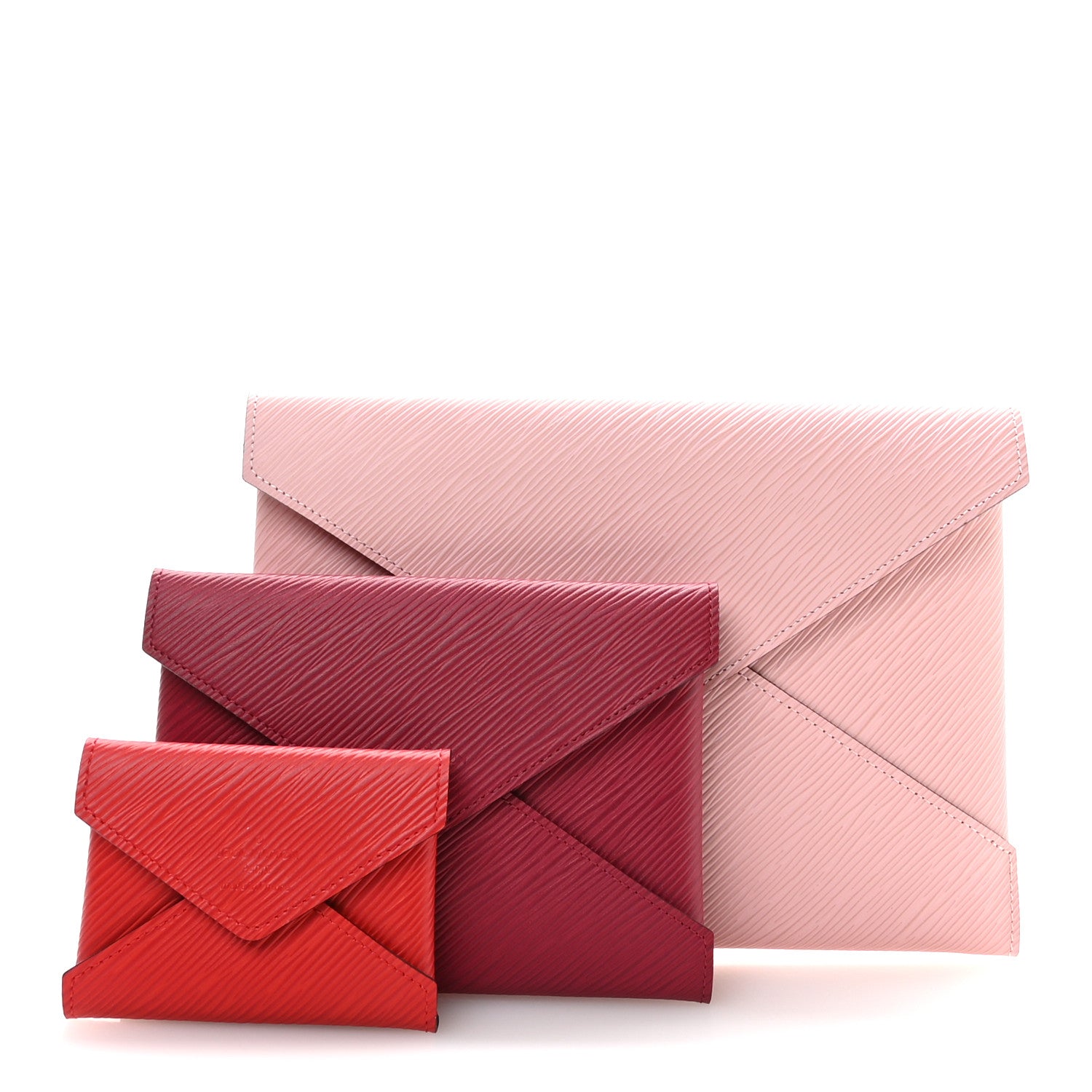 Louis Vuitton Epi Kirigami Pochette Set Rose Ballerine Fuchsia Coquelicot 1 of 10