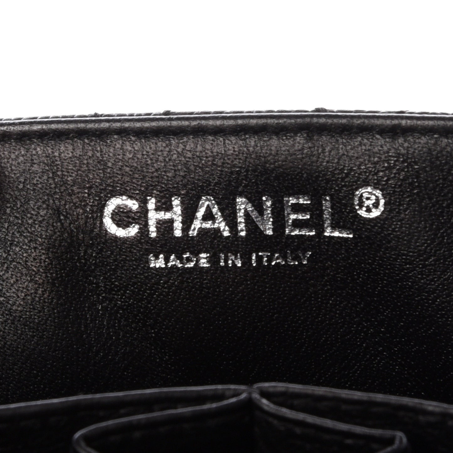 Caviar Quilted East West Flap Black