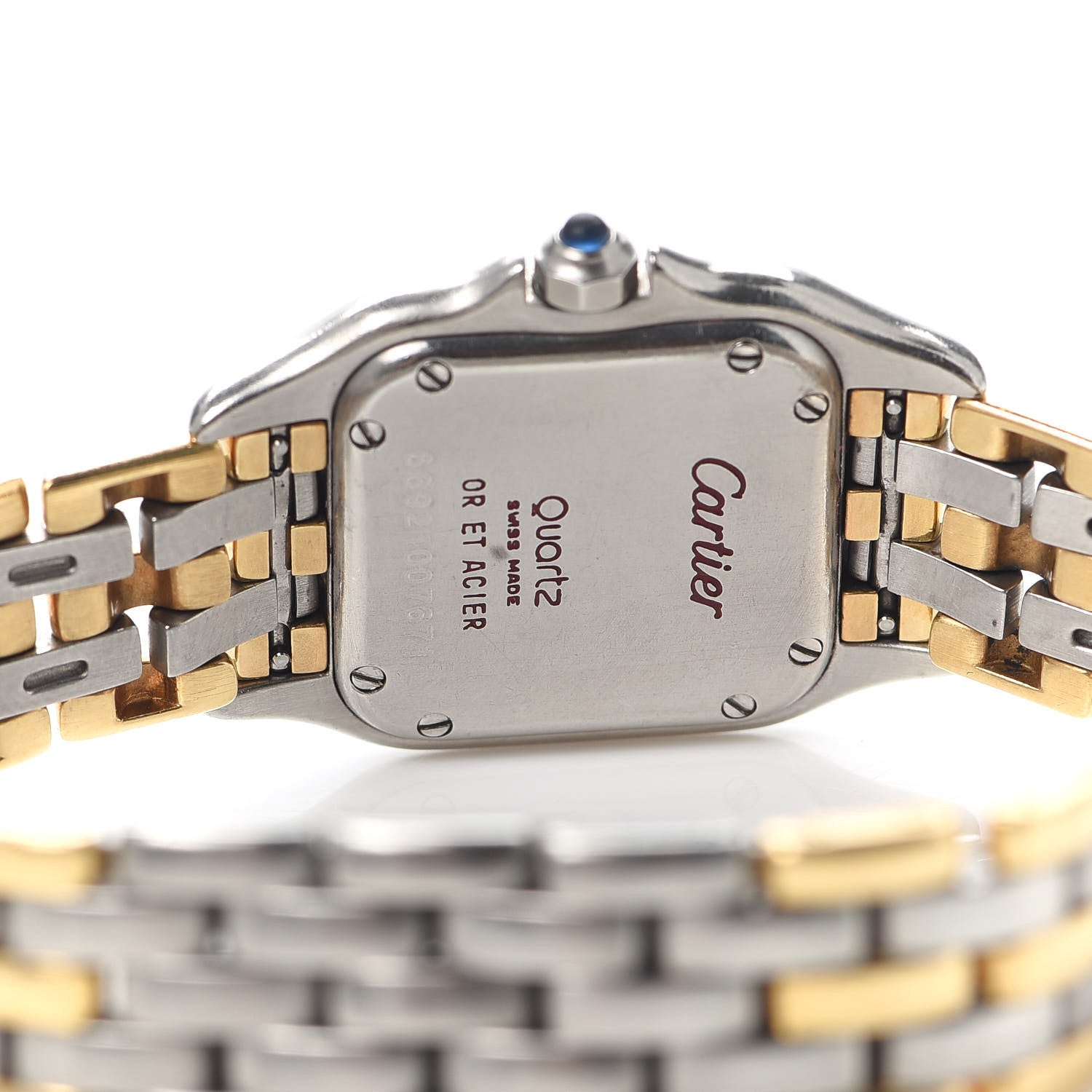 Cartier Stainless Steel 18K Yellow Gold 22mm Panthere Quartz Watch 4 of 6