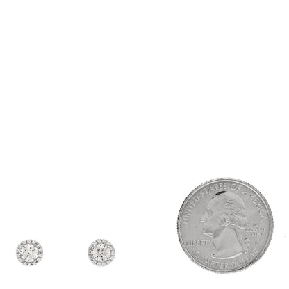 Tiffany Platinum Diamond .84ctw Soleste Earrings 2 of 6