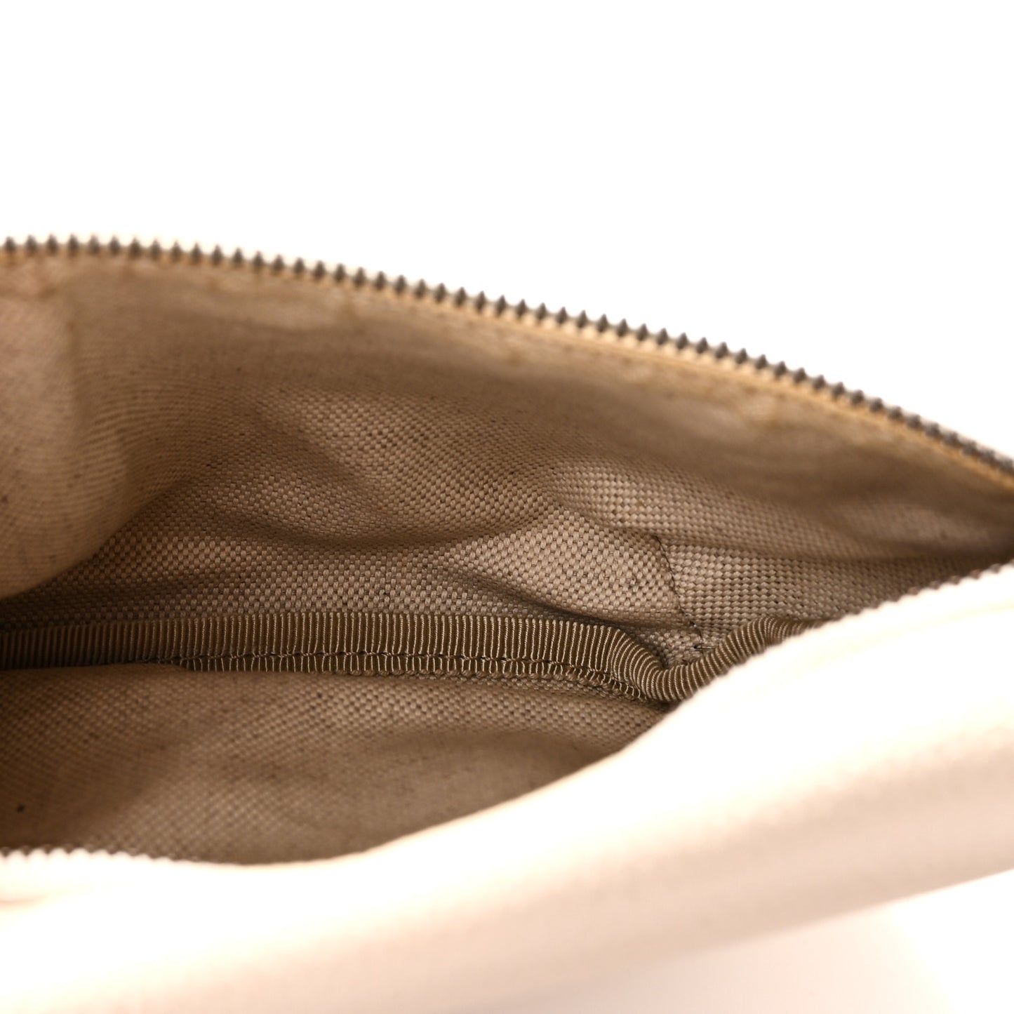 Grained Calfskin Small Logo Belt Bag White