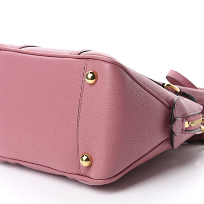 Burberry Derby Calfskin Small Milverton Satchel Mauve Pink 7 of 11