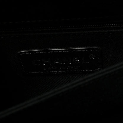 Chanel Iridescent Caviar Quilted Mini Coco Handle Flap So Black 6 of 11