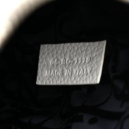 Christian Dior X DANIEL ARSHAM Grained Calfskin Newspaper Print Saddle Bag White 7 of 12