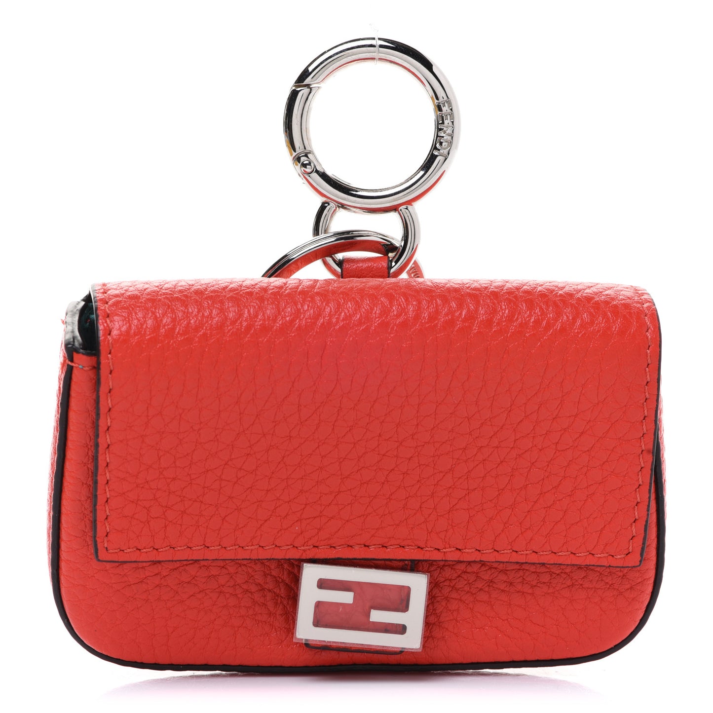 Cuoio Romano Micro Baguette Charm Papavero