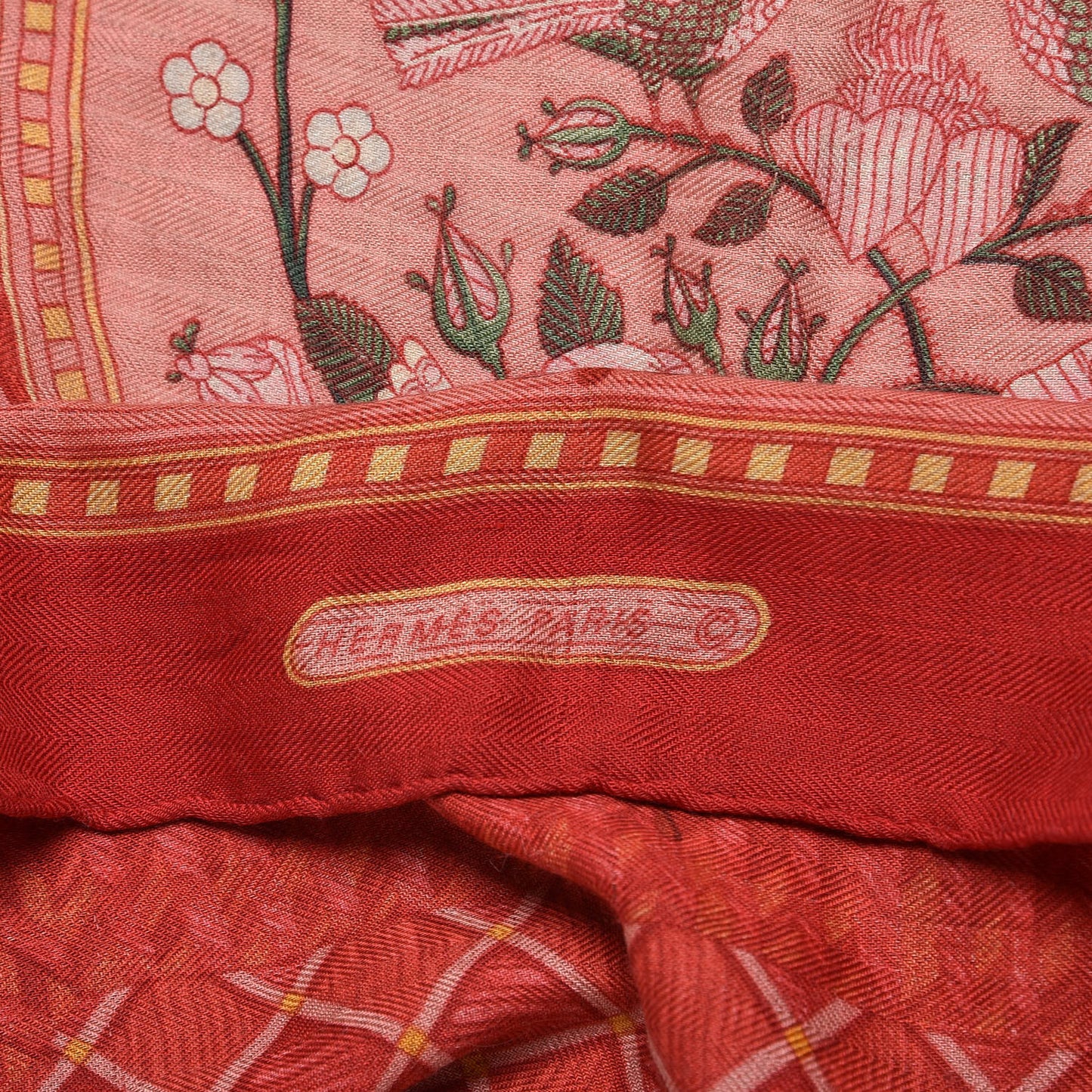 Silk Cashmere Jeux De Paille Scarf 90