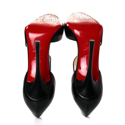 Christian Louboutin Shiny Nappa Decalcoco 100 Pumps 39.5 Black 5 of 9