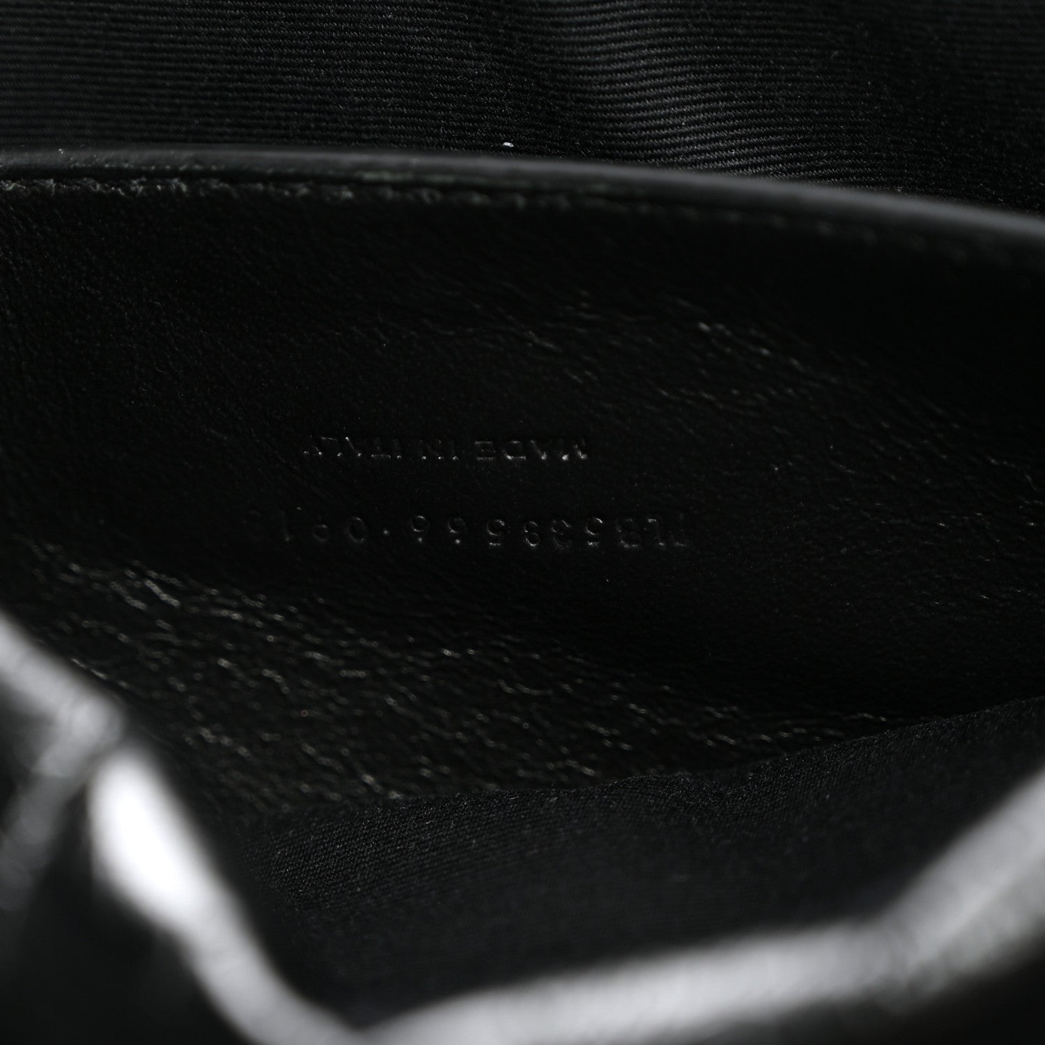Saint Laurent Crinkled Calfskin Matelasse Monogram Baby Niki Chain Satchel Black 7 of 10