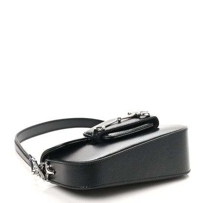 Gucci Demetra Mini Horsebit 1955 Asymmetric Shoulder Bag Black 4 of 10