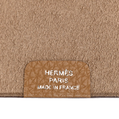 Hermes Togo Ulysse PM Notebook Cover Biscuit 6 of 10