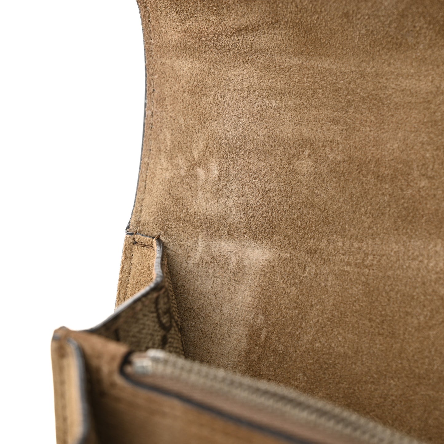 GG Supreme Monogram Embroidered Medium Dionysus Shoulder Bag Taupe