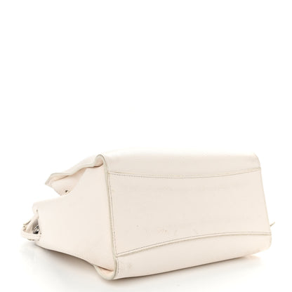 Mulberry Heavy Grain Small Iris Tote Chalk Black 4 of 10