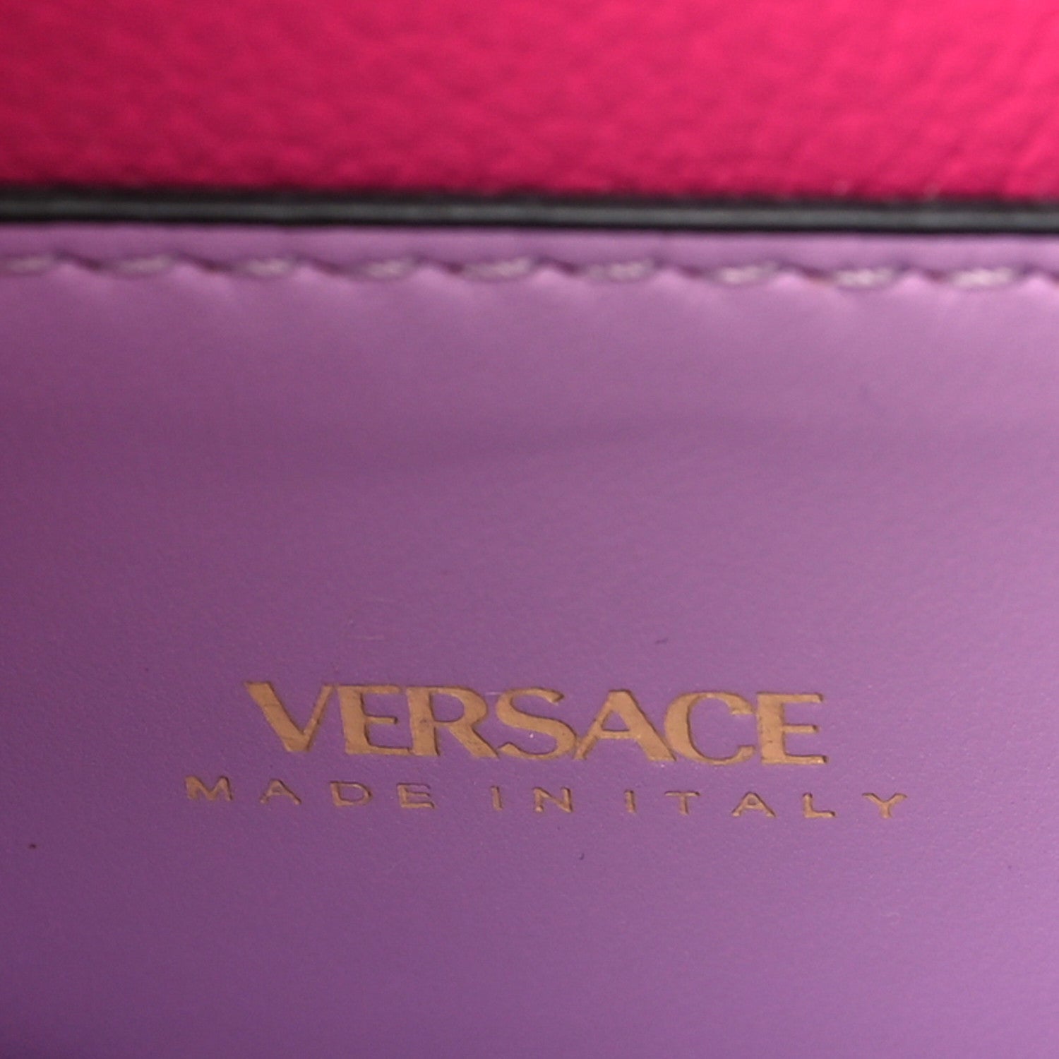Versace Grained Calfskin La Medusa Shoulder Bag Pink Lilac 6 of 8