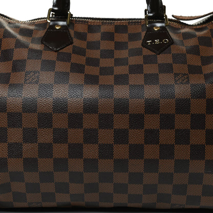 Louis Vuitton Damier Ebene Speedy 35 9 of 12