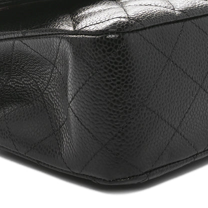 Chanel Caviar Quilted Medium Double Flap Black 9 of 11