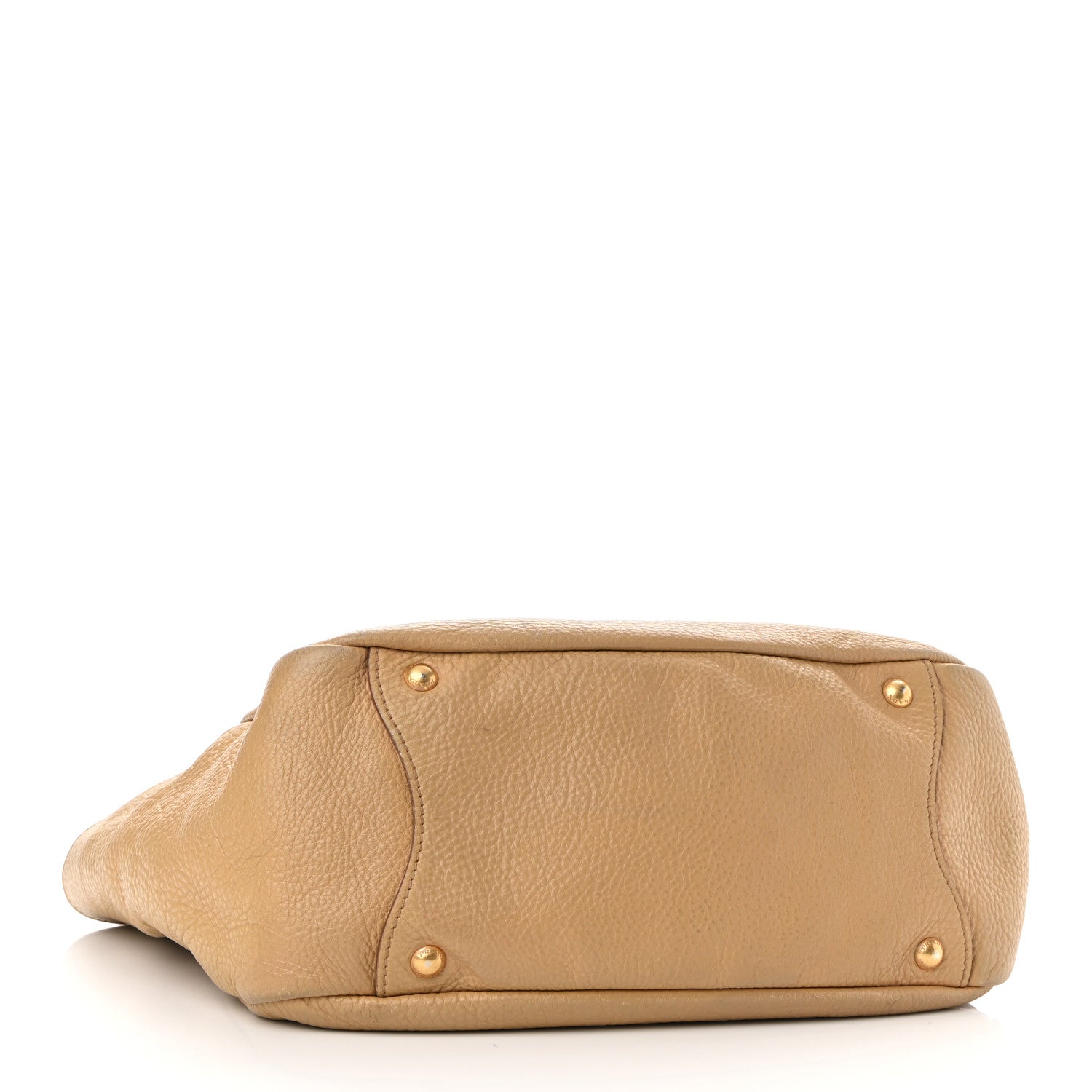 Prada Vitello Daino Side Pocket Hobo Noisette 4 of 12