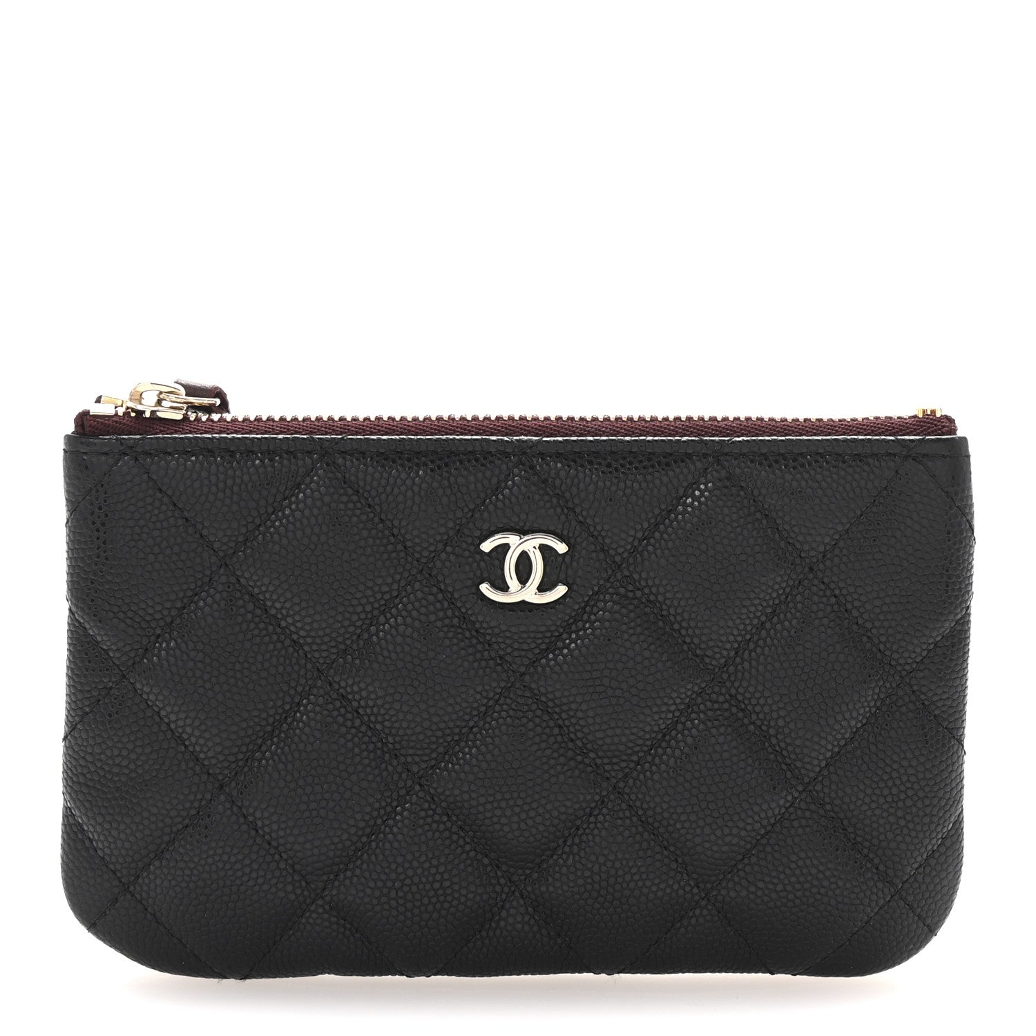Chanel Caviar Quilted Small Cosmetic Case Black 1 of 7