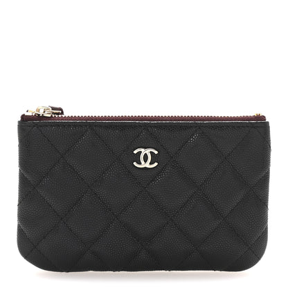 Chanel Caviar Quilted Small Cosmetic Case Black 1 of 7