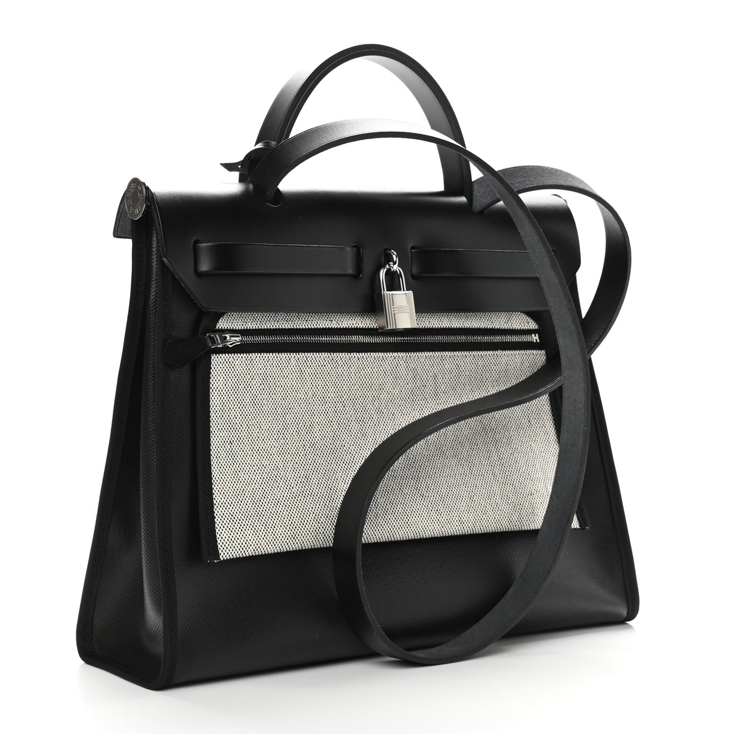 Toile H Berline Vache Hunter Herbag Zip PM 31 Black Ecru