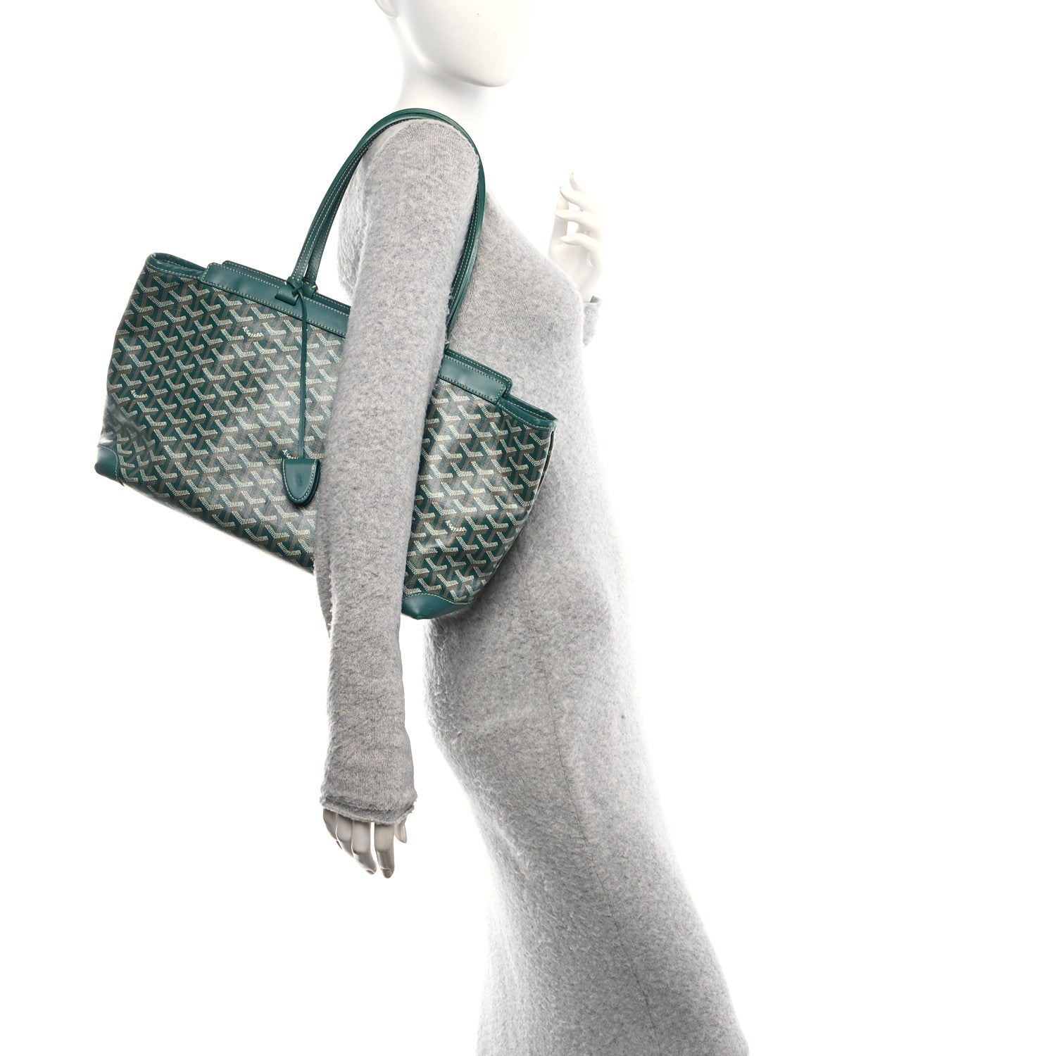 Goyard Goyardine Bellechasse PM Green 2 of 11