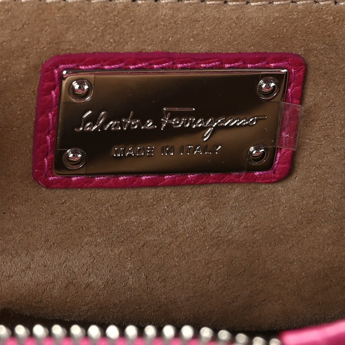 Crocodile Shoulder Bag Pink