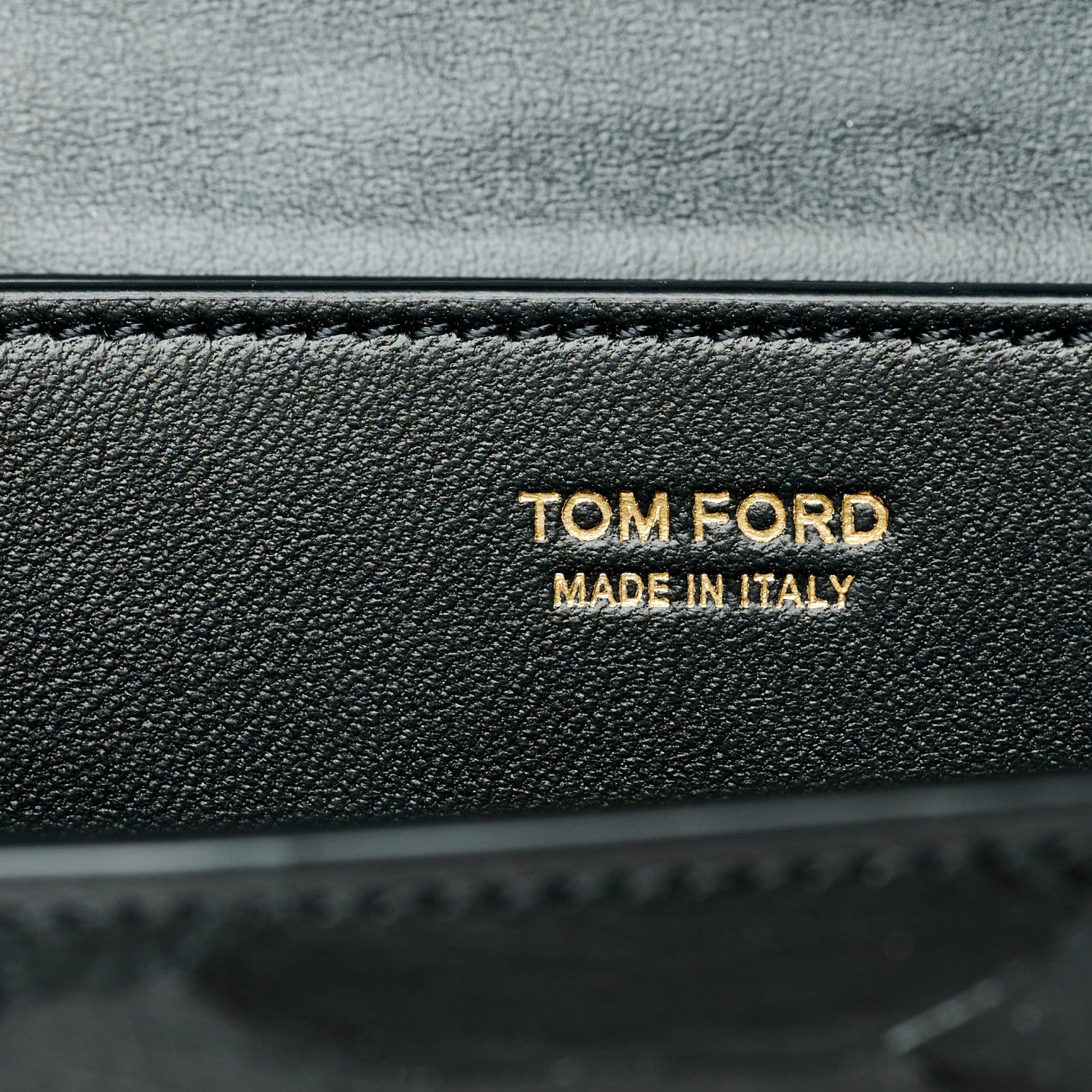 Tom Ford Semi Shiny Snakeskin 001 Chain Wallet Black 5 of 8