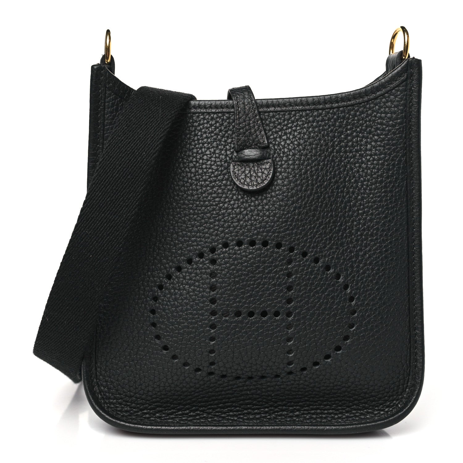 Hermes Taurillon Clemence Evelyne TPM Black 1 of 10