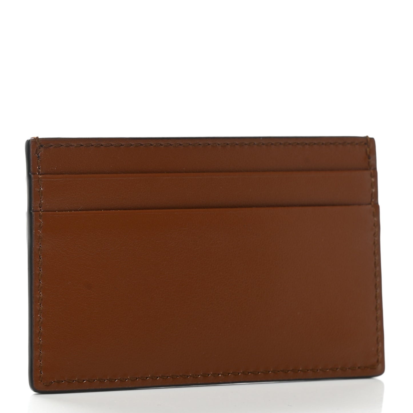 Plutone Calfskin Logo Card Holder Cuir