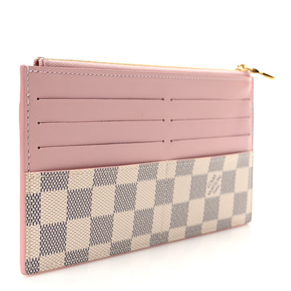 Louis Vuitton Damier Azur Slim Purse Rose Ballerine 3 of 6