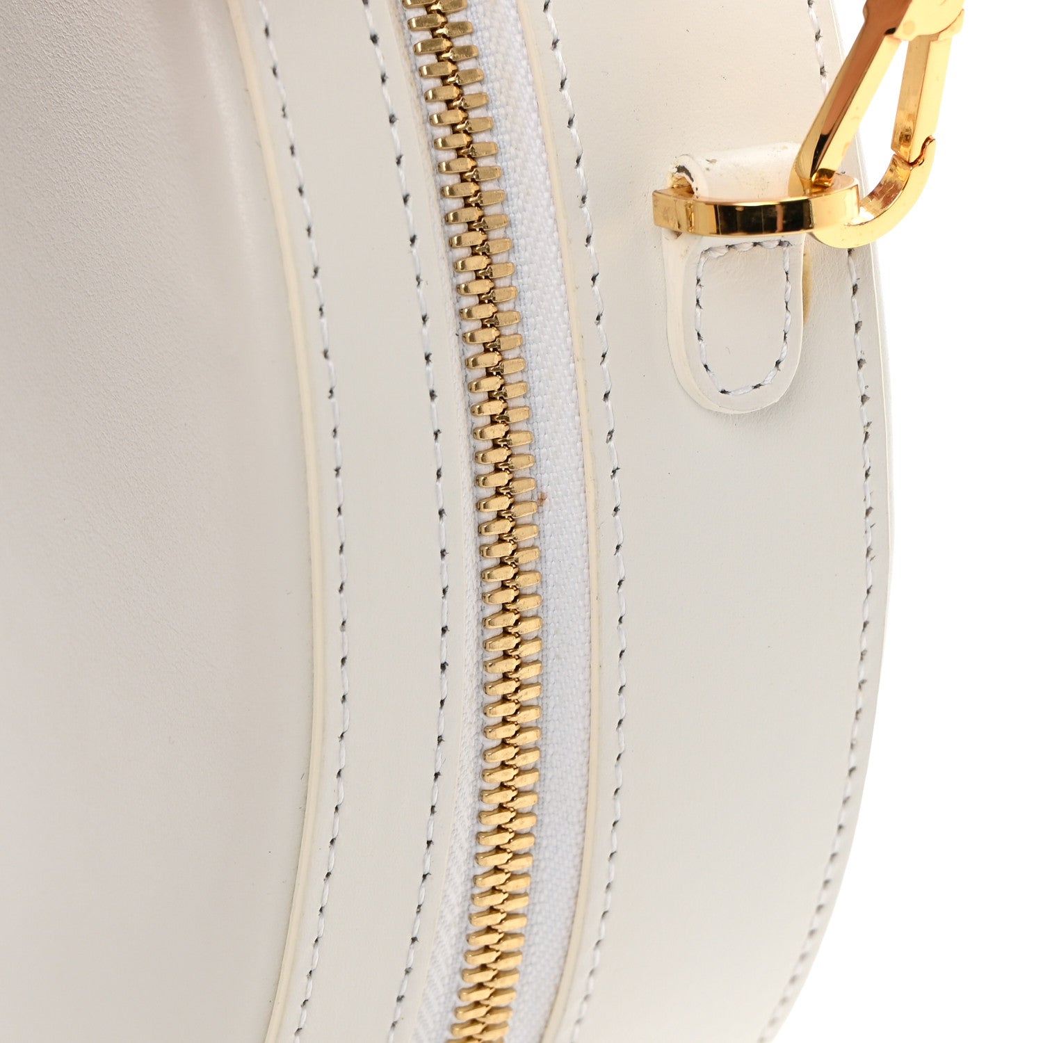 Mansur Gavriel Calfskin Circle Crossbody Bag White 14 of 16