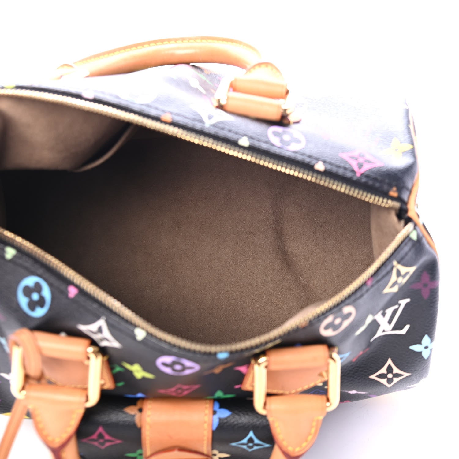 Louis Vuitton Monogram Multicolor Speedy 30 Black 4 of 4
