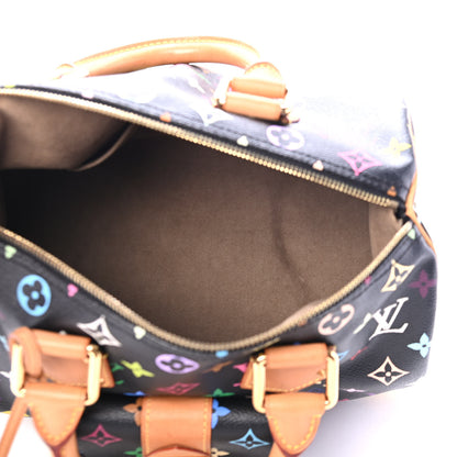 Louis Vuitton Monogram Multicolor Speedy 30 Black 4 of 4